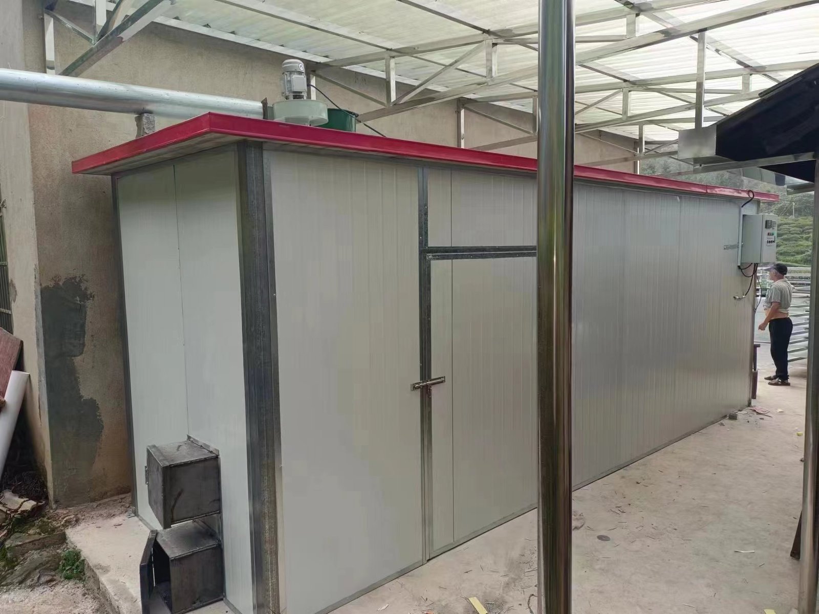 煤柴烘干房热风循环均热流程