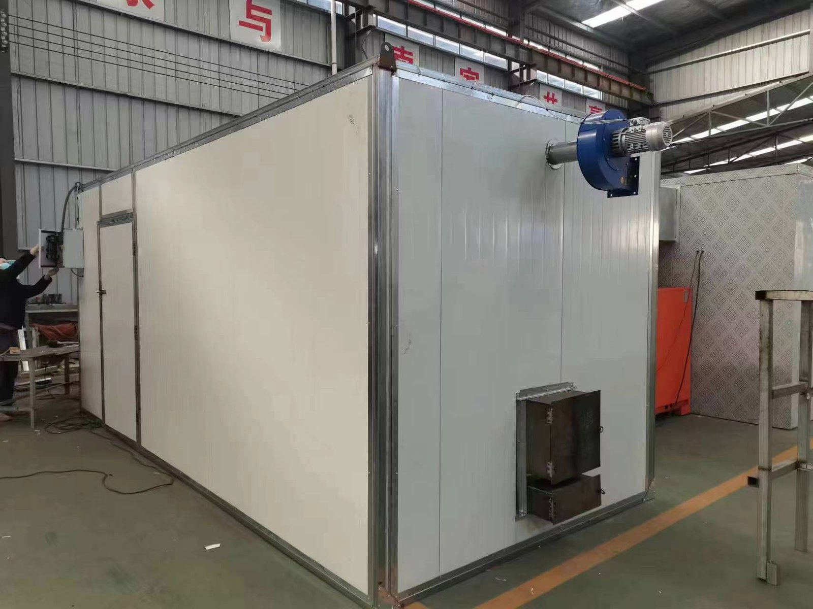 煤柴烘干房换热供热流程展示