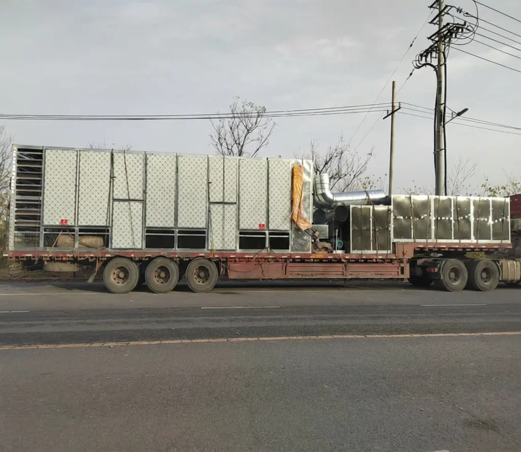 20米电加热网带烘干机运抵湖南,助力萝卜干燥产业升级